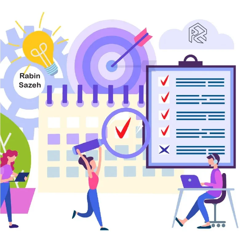 مرحله ی اتمام پروژه